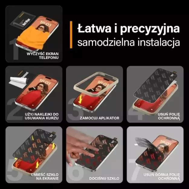 PanzerGlass Re:fresh Glass for iPhone 15 Pro with positioner 25