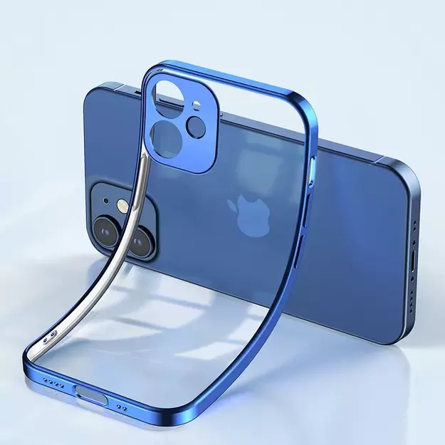 Joyroom New Beauty Series ultra thin case with electroplated frame for iPhone 12 Pro golden (JR-BP743) 15