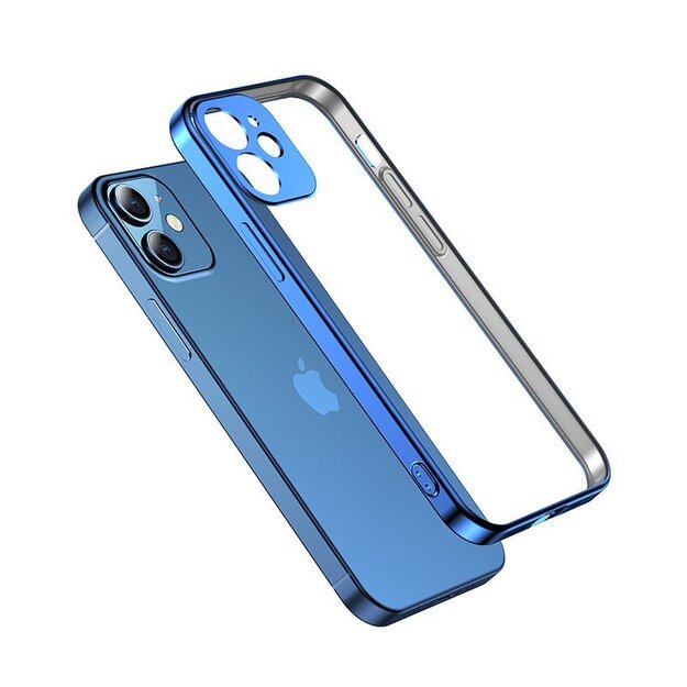 Joyroom New Beauty Series ultra thin case with electroplated frame for iPhone 12 Pro golden (JR-BP743) 1