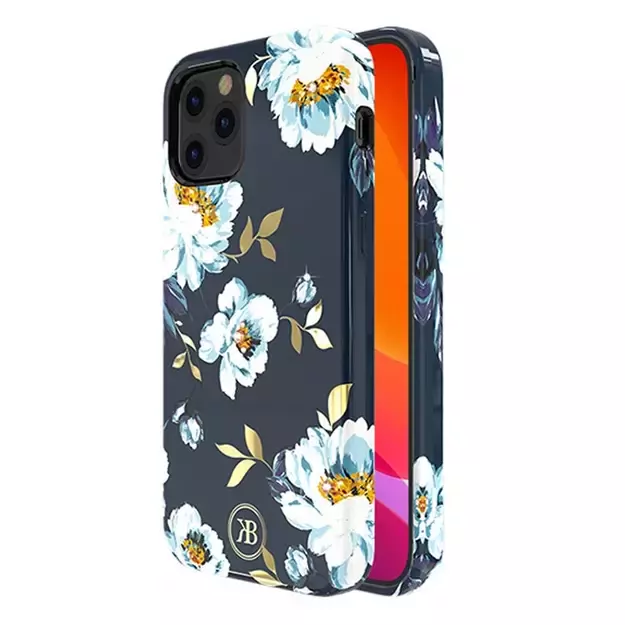 Kingxbar Blossom case decorated with original Swarovski crystals iPhone 12 Pro Max multicolour (Gardenia) 5