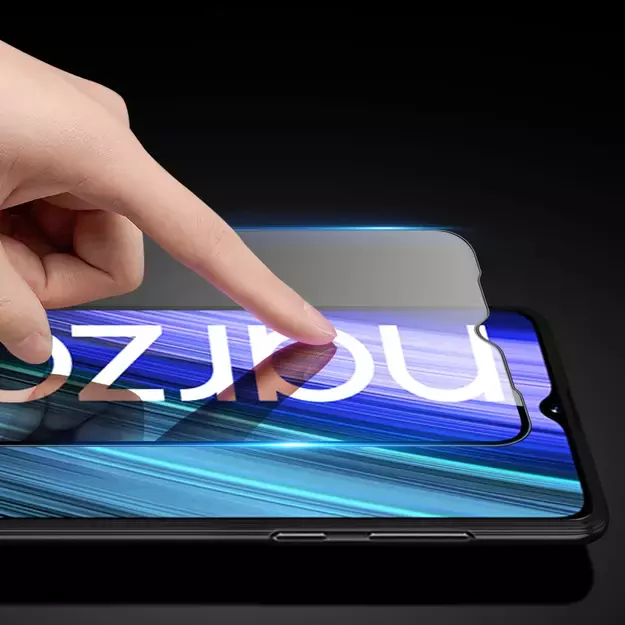 Dux Ducis 9D Tempered Glass 9H Full Screen Tempered Glass with Realme Narzo 50A frame black (case friendly) 7