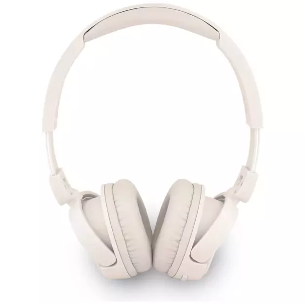 Guess Metal Logo Script Over-Ear Headphones - Beige 1