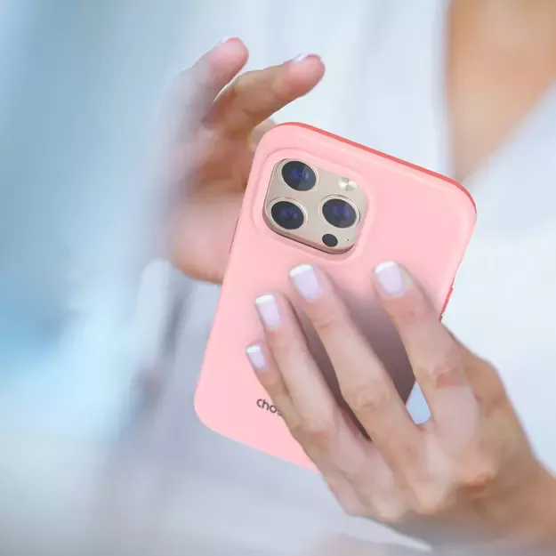 Choetech MFM Anti-drop case Made For MagSafe for iPhone 13 Pro pink (PC0113-MFM-PK) 5
