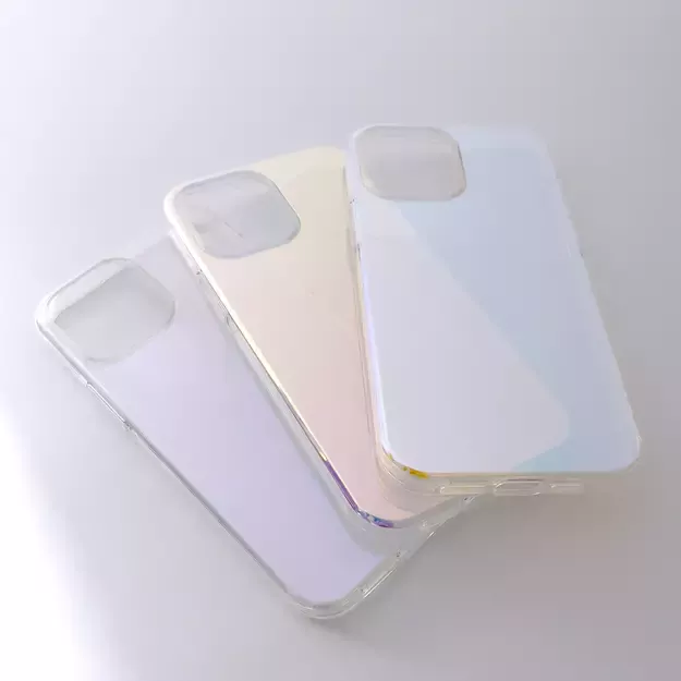 Aurora Case Case for iPhone 13 Pro Max Gel Neon Blue Cover 4