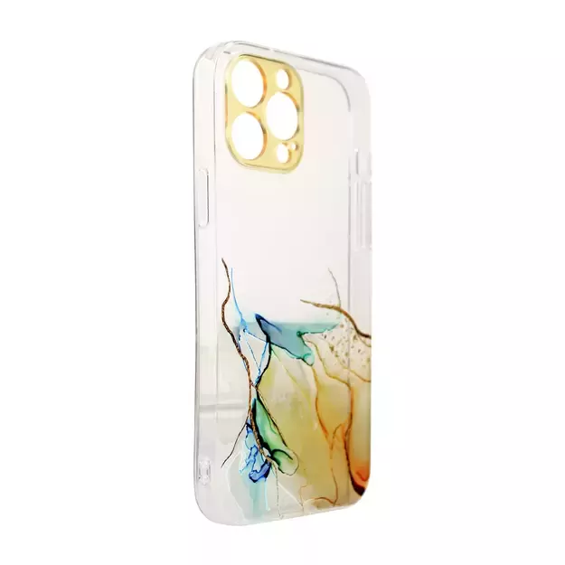 Marble Case Cover for Xiaomi Redmi Note 11 Gel Cover Orange Marble 1