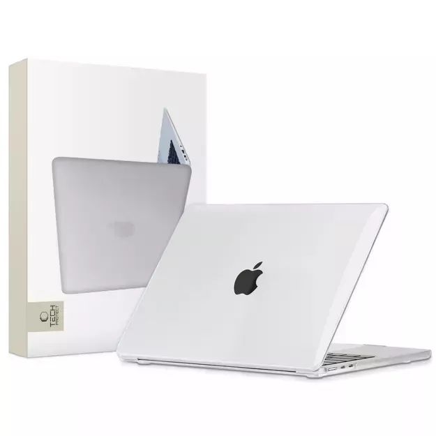 Tech-Protect SmartShell Case for MacBook Pro 14&quot  M1 / M2 / M3 2021-2023 - Transparent