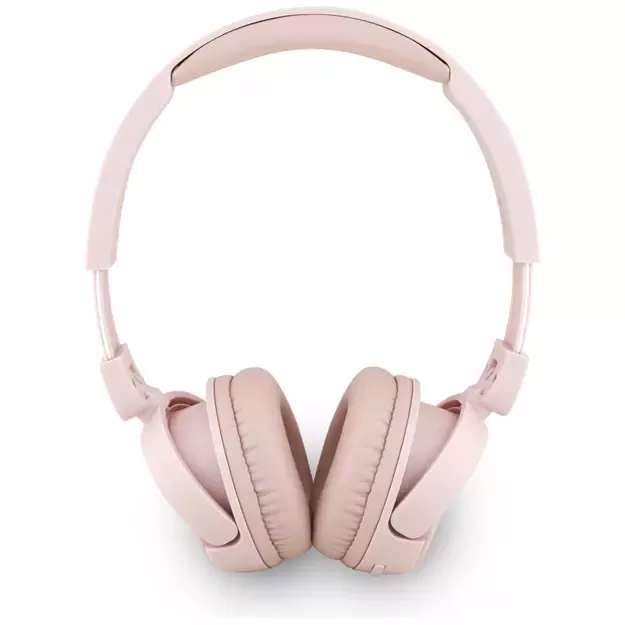 Guess Metal Logo Script Over-Ear Headphones - Pink 1