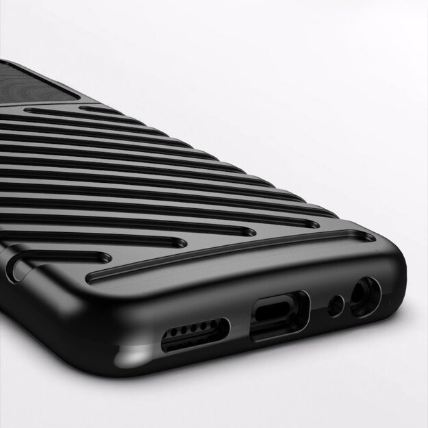 Thunder Case Flexible Tough Rugged Cover TPU Case for Samsung Galaxy A22 5G blue 23