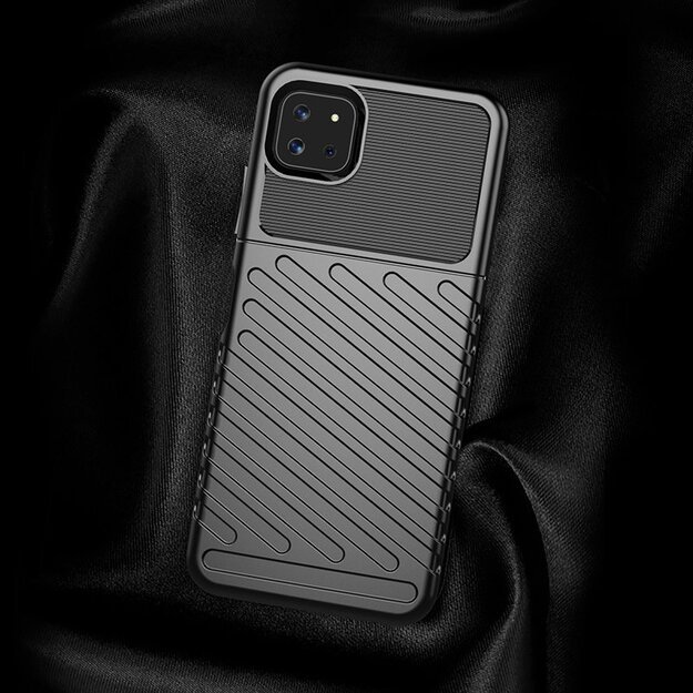 Thunder Case Flexible Tough Rugged Cover TPU Case for Samsung Galaxy A22 5G blue 14