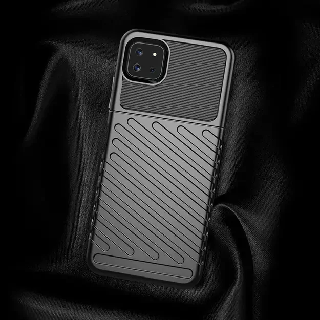 Thunder Case Flexible Tough Rugged Cover TPU Case for Samsung Galaxy A22 5G blue 2