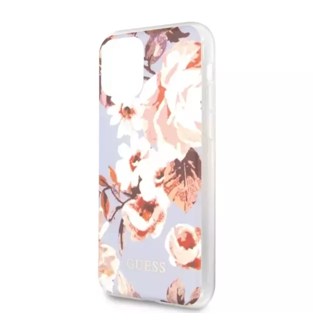 Guess GUHCN65IMLFL02 iPhone 11 Pro Max lilac/lilac N°2 Flower Collection 4