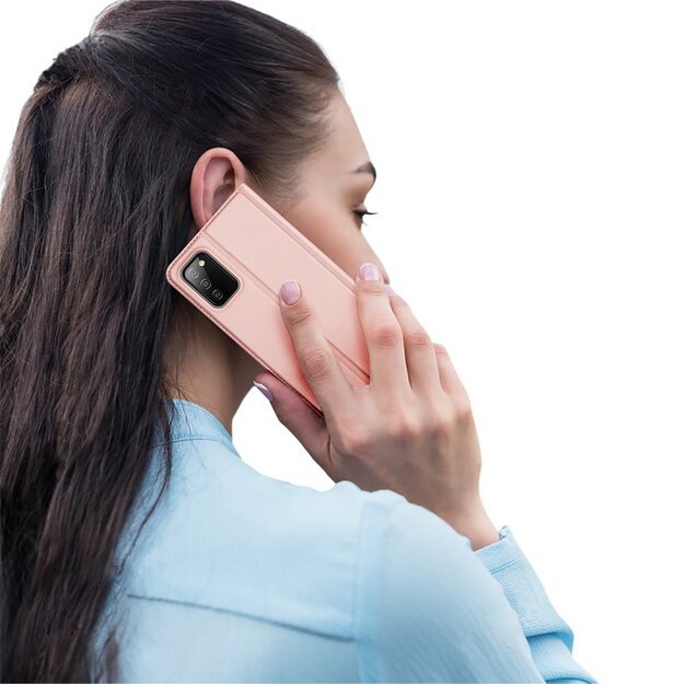 Dux Ducis Skin Pro Bookcase type case for Samsung Galaxy A03s pink 27