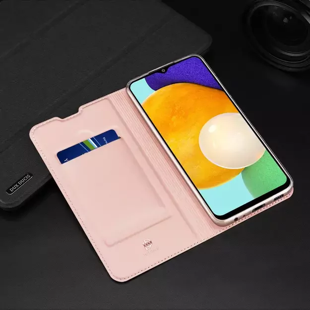 Dux Ducis Skin Pro Bookcase type case for Samsung Galaxy A03s pink 19