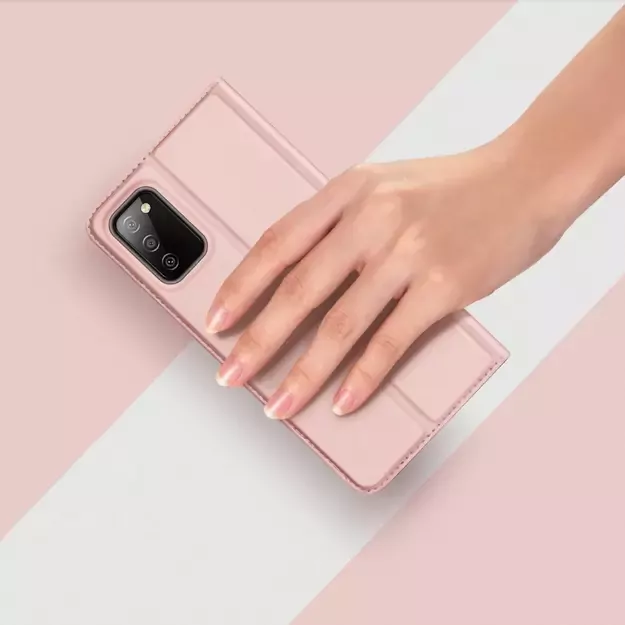 Dux Ducis Skin Pro Bookcase type case for Samsung Galaxy A03s pink 11