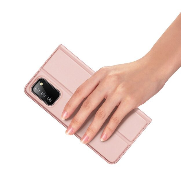 Dux Ducis Skin Pro Bookcase type case for Samsung Galaxy A03s pink 25