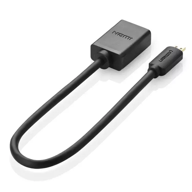 Ugreen cable adapter cable HDMI adapter - micro HDMI 19 pin 20cm black (20134) 1