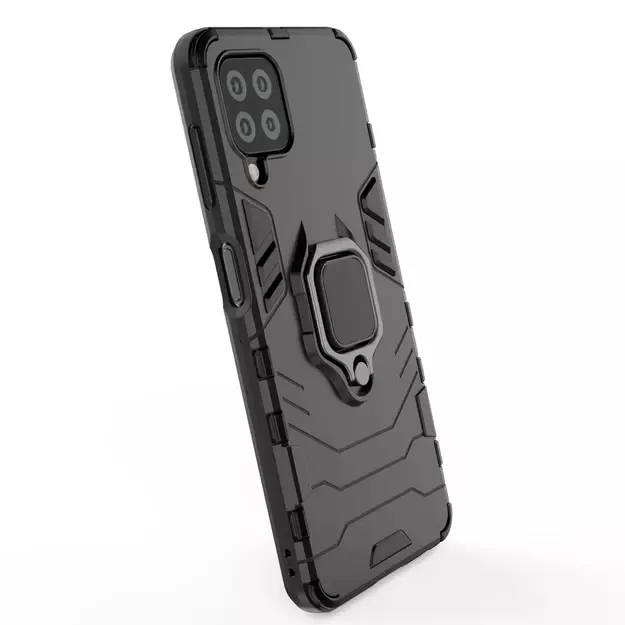 Ring Armor Case Kickstand Tough Rugged Cover for Samsung Galaxy A22 4G blue 6