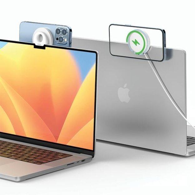 SODI BM-300 Inductive Holder for MacBook - White 3