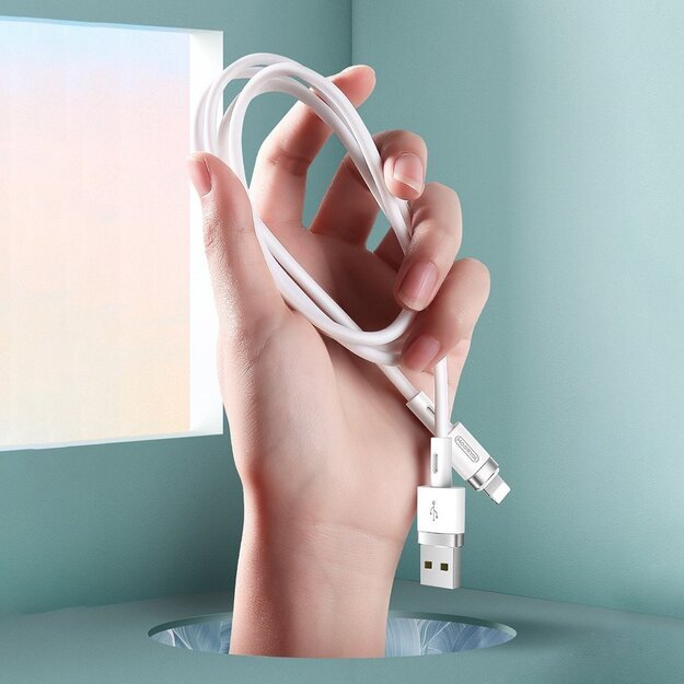 Joyroom Liquid Silicone Data Cable N2 USB-A / Lightning 2.4A 1.2m - White 11