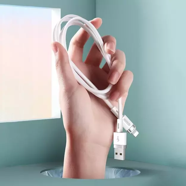 Joyroom Liquid Silicone Data Cable N2 USB-A / Lightning 2.4A 1.2m - White 2