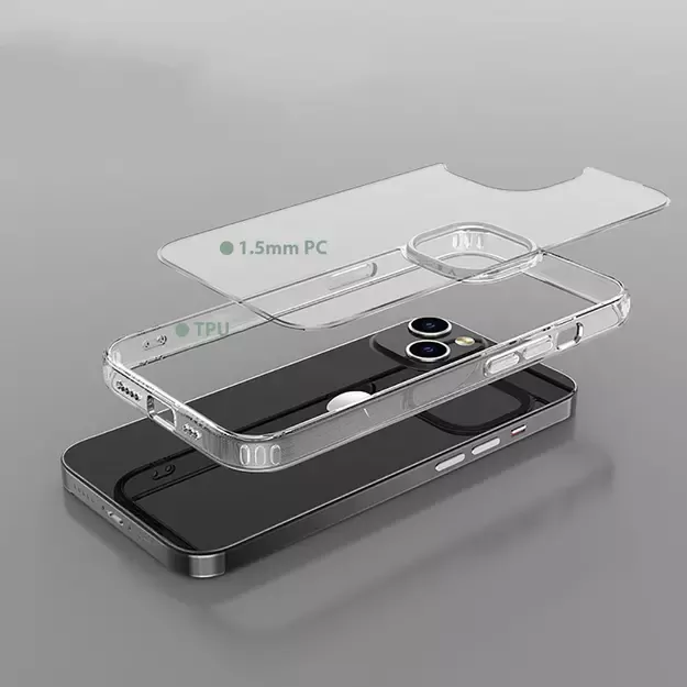 Tech-Protect FlexAir Hybrid iPhone 14 Case - Clear 5