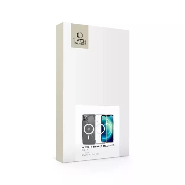 Tech-Protect FlexAir Hybrid MagSafe Case for iPhone 12 Pro Max - Clear 10