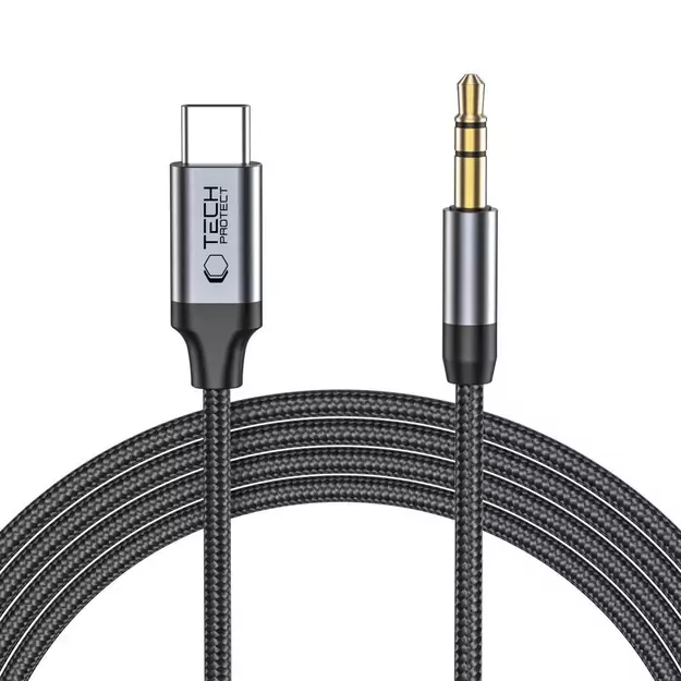 Tech-Protect UltraBoost audio USB-C / 3.5mm mini jack cable 1 m - black 8