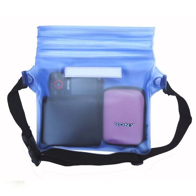 PVC waterproof pouch / waist bag - black 5