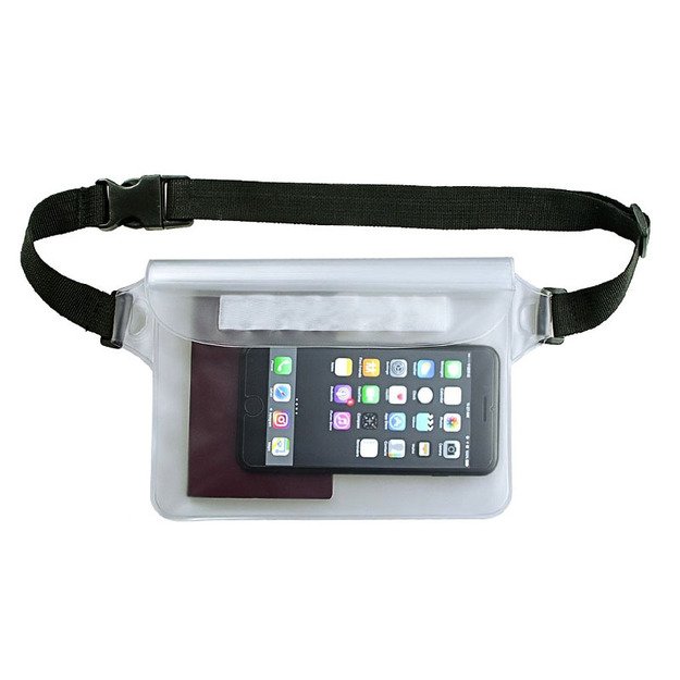 PVC waterproof pouch / waist bag - black 6