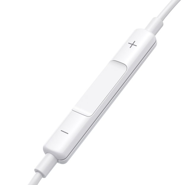 Joyroom JR-EW01 in-ear wired mini jack headphones with remote control - white 3