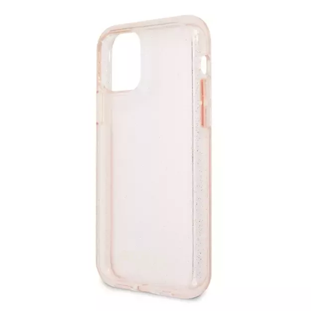 Guess GUHCN65PCGLPI iPhone 11 Pro Max pink/pink hard case Glitter 8