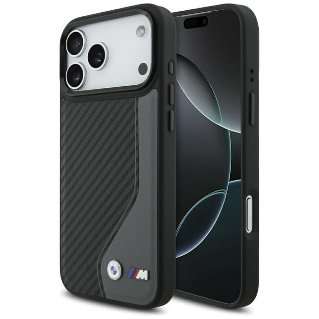BMW M Carbon Logo MagSafe case for iPhone 17 Pro Max - graphite
