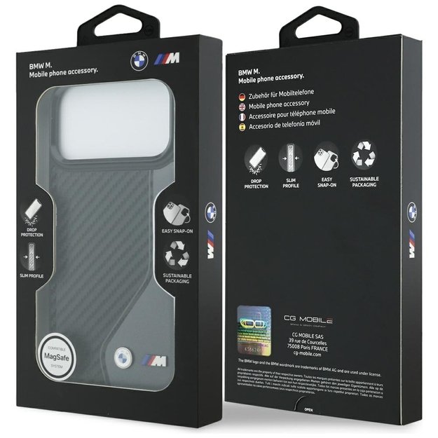 BMW M Carbon Logo MagSafe case for iPhone 17 Pro Max - graphite 6