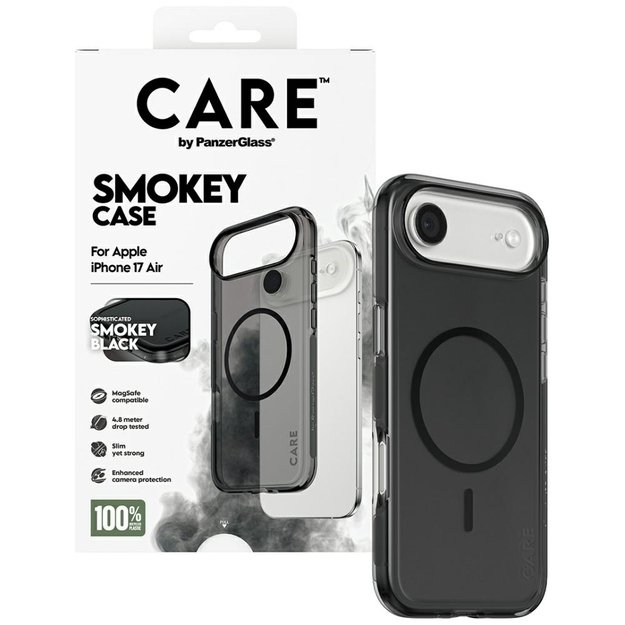 CARE by PanzerGlass Flagship Urban Explorer w. Black MagSafe Case for iPhone Air - Black 3