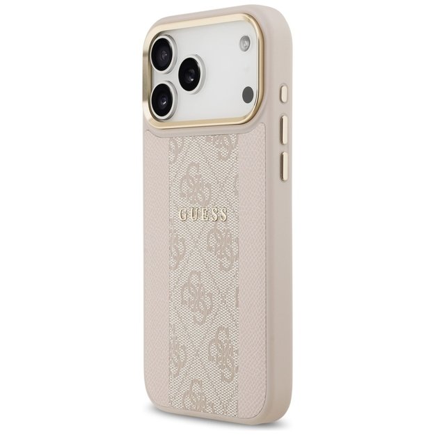 Guess 4G Stripe MagSafe Case for iPhone 17 Pro Max - Pink 1
