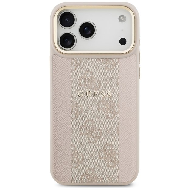 Guess 4G Stripe MagSafe Case for iPhone 17 Pro Max - Pink 2