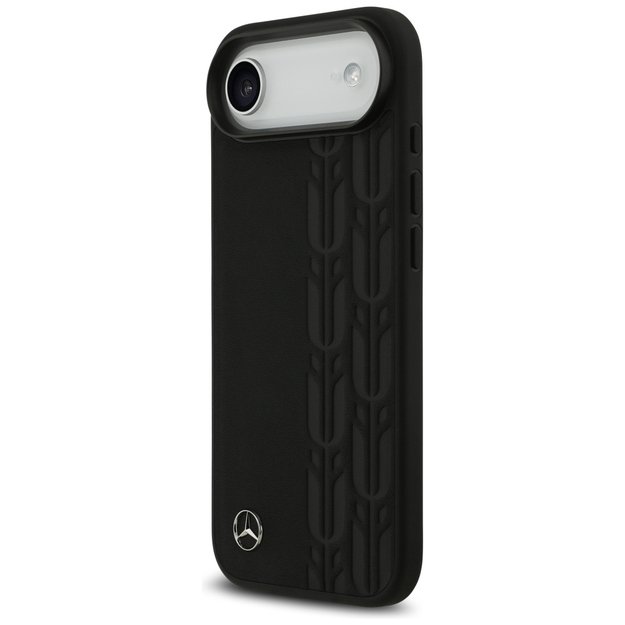 Mercedes Leather Laurel Leaves MagSafe Case for iPhone Air - Black 1