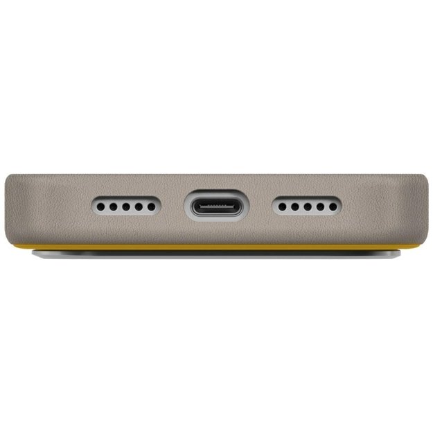 Uniq Lyden DS Case for iPhone 17 Pro Magclick Charging - Yellow-Gray 4