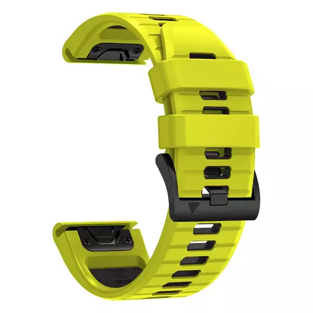 Tech-Protect IconBand Pro Strap for Garmin Fenix 3 / 5X / 3HR / 5X Plus / 6X / 6X Pro / 7X - Lime Black 1