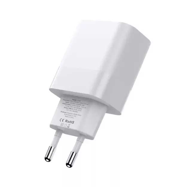 Tech-Protect C20W charger 2x USB-C PD 20W - white 3