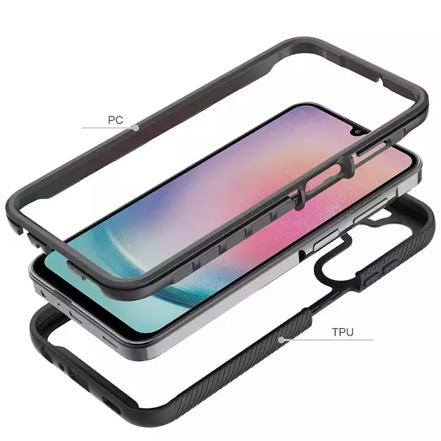 Tech-Protect Defense360 Case for Samsung Galaxy A25 5G - Black 3