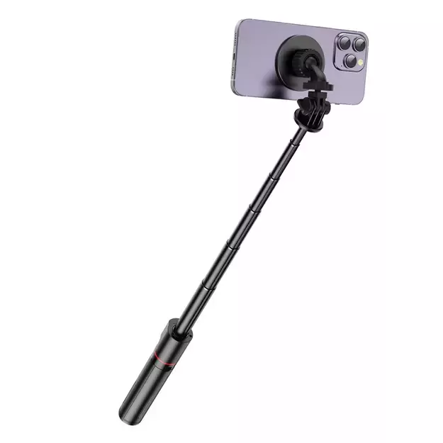 Tech-Protect L06S Bluetooth magnetic selfie stick with MagSafe, remote control, tripod up to 82cm and 360 head - black 11