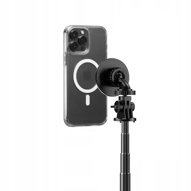 Tech-Protect L06S Bluetooth magnetic selfie stick with MagSafe, remote control, tripod up to 82cm and 360 head - black 12