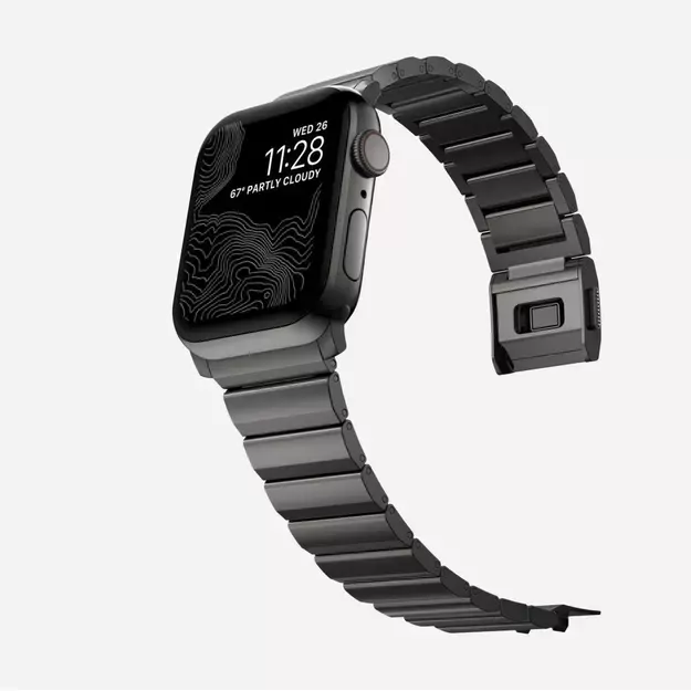 Tech-Protect SteelBand for Apple Watch 4 / 5 / 6 / 7 / 8 / 9 / SE / Ultra 1 / 2 (42/44/45/49 mm) - black 5