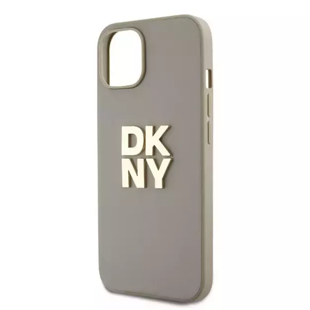 DKNY Wrist Strap Stock Logo case for iPhone 15 / 14 / 13 - beige 4