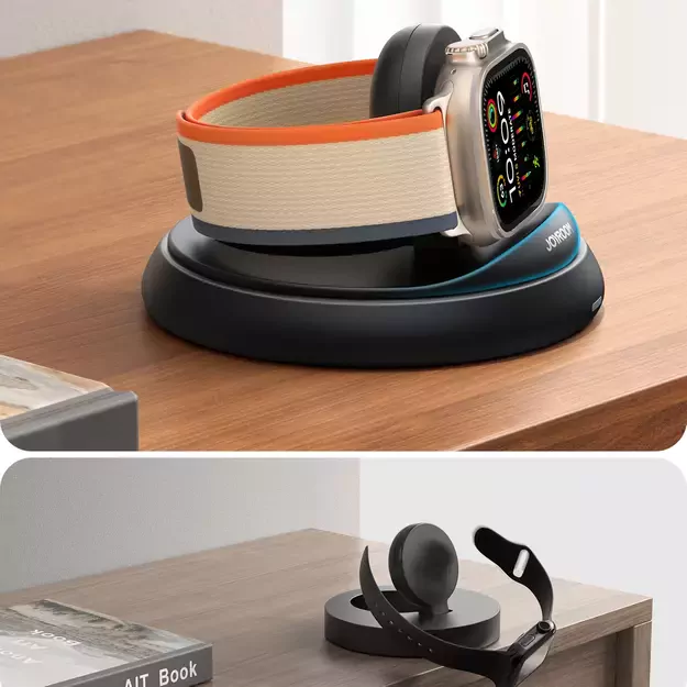Joyroom JR-W12 foldable inductive charger for Apple Watch - black 18