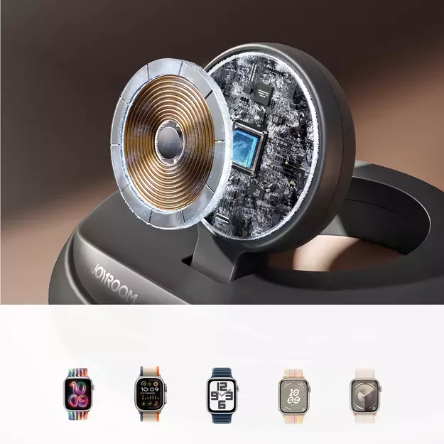 Joyroom JR-W12 foldable inductive charger for Apple Watch - black 19