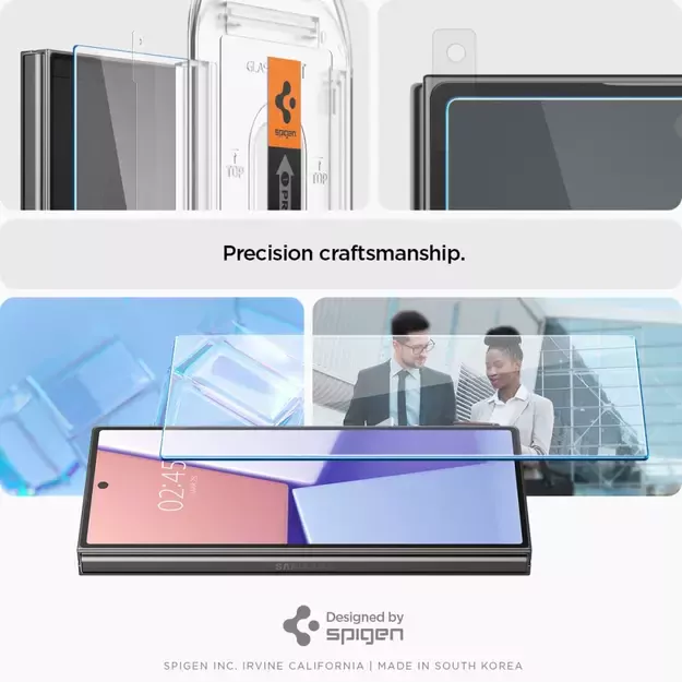 Spigen Glas.tR EZ Fit Tempered Glass for Samsung Galaxy Z Fold 6 - 2 pcs. 25