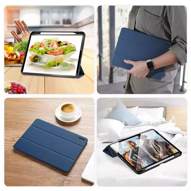 Dux Ducis Domo case with flap and smart sleep for Xiaomi Pad 6 / 6 Pro - blue 22