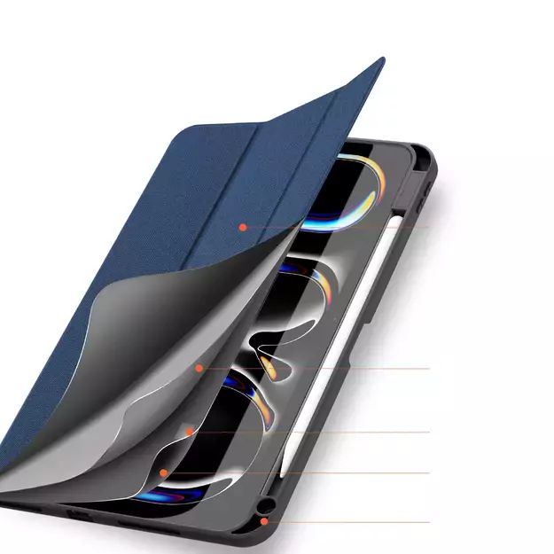 Dux Ducis Domo case with flap and smart sleep for Xiaomi Pad 6 / 6 Pro - blue 20